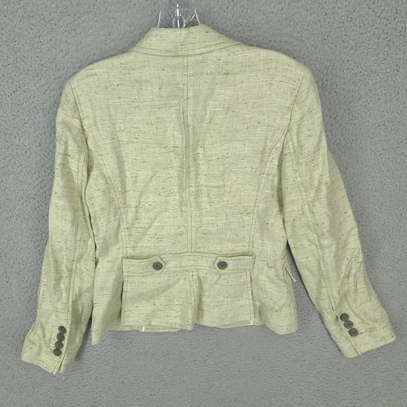 Zara Sage Green Textured Blazer - Picture 2 of 3
